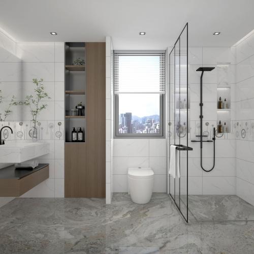 Gạch Bộ Ốp Tường Phối Cảnh